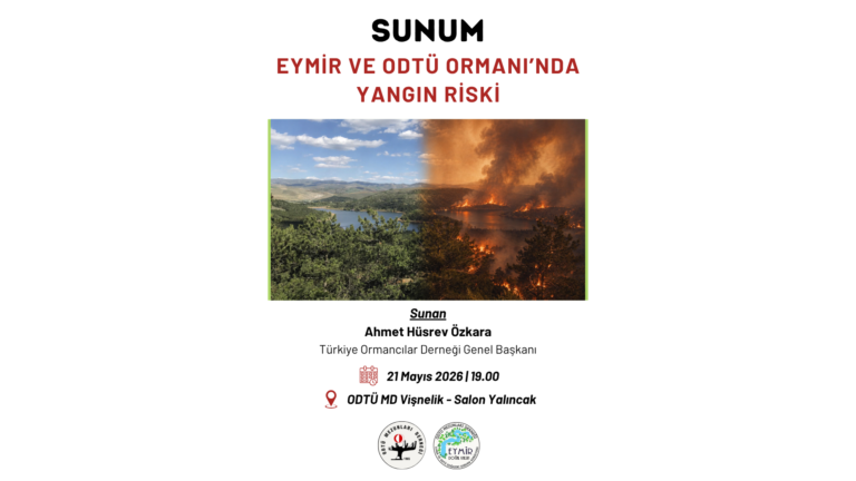 SUNUM: Eymir ve ODTÜ Ormanı’nda Yangın Riski